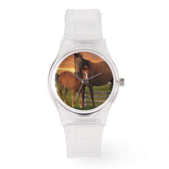 Reloj De Pulsera Caballos y ponis (Anverso)