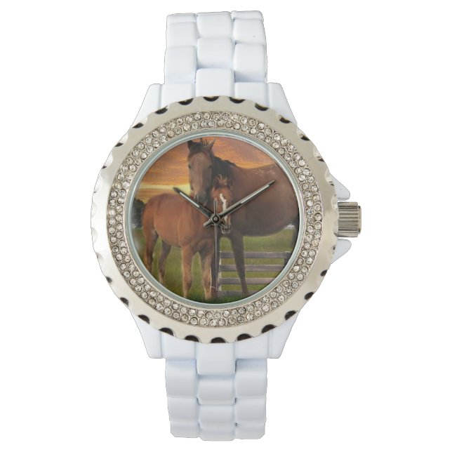 Reloj De Pulsera Caballos y ponis (Anverso)