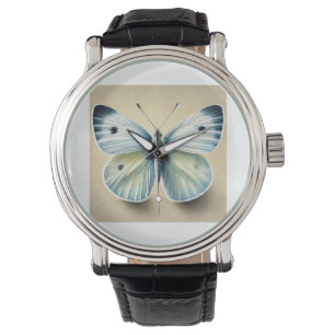 Reloj De Pulsera Cabbage White Butterfly 190724IREF226 - Watercolor