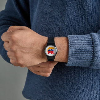 Reloj De Pulsera Cabelo de Elefante GOP Donald Trump - Es hora