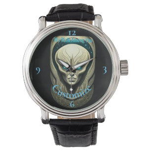 Reloj De Pulsera Cabeza de cráneo de Alien Thunder_Cove
