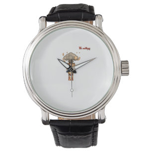 Reloj De Pulsera cabeza de emoji explotando cara de jirafa