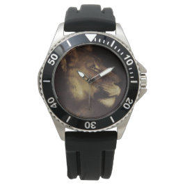 Reloj De Pulsera Cabeza de León (Animal salvaje)