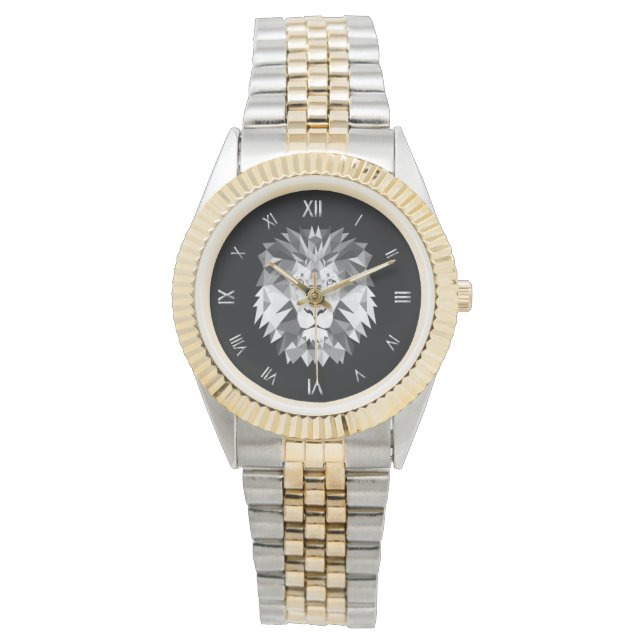 Reloj De Pulsera Cabeza de león geométrica de Guay (Anverso)