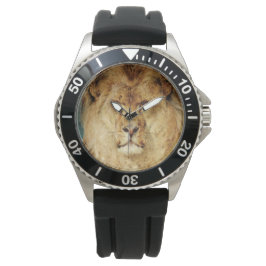 Reloj De Pulsera Cabeza de león (por Heywood Hardy)