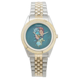 Reloj De Pulsera Cabeza de mujer hermosa con ojos expresivos