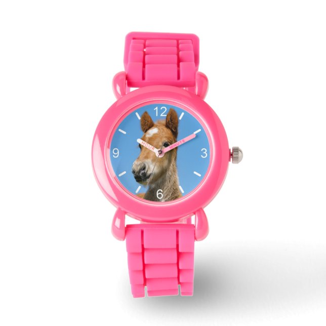 Reloj De Pulsera Cabeza de pellizco de caballo islandés - placa de  (Anverso)