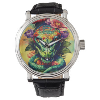 Reloj De Pulsera Cabeza de serpiente