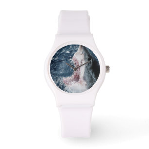 Reloj De Pulsera Cabeza de tiburón blanco