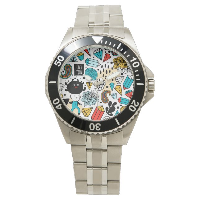 Reloj De Pulsera Cabeza loca (Anverso)