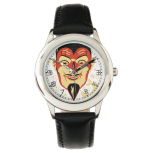 Reloj De Pulsera Cabeza malvada de Halloween #2