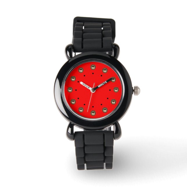 Reloj De Pulsera Cabezas de mono (Anverso)