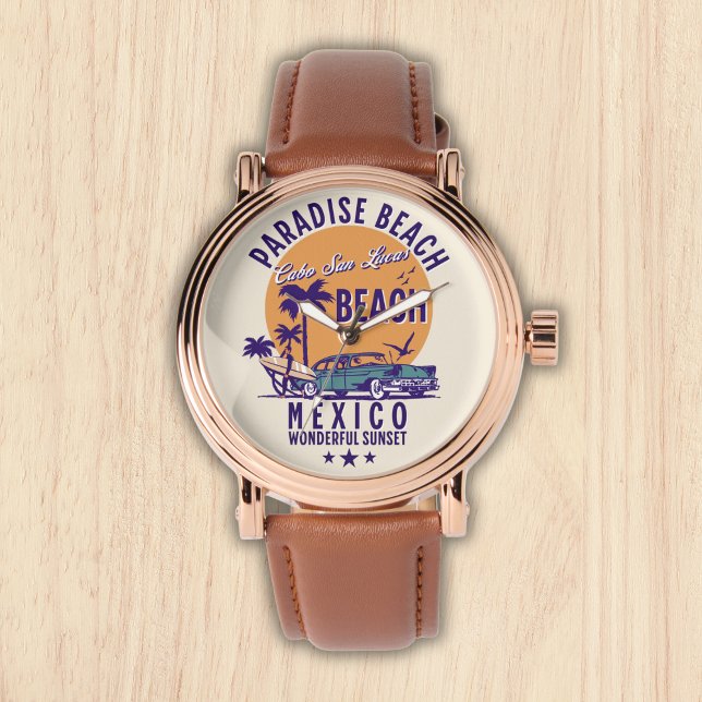 Reloj De Pulsera Cabo San Lucas Beach Mexico | Tropical Adventure (Subido por el creador)