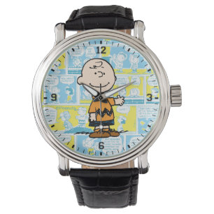 Reloj De Pulsera Cacahuetes   Patrón de cómics de Charlie Brown