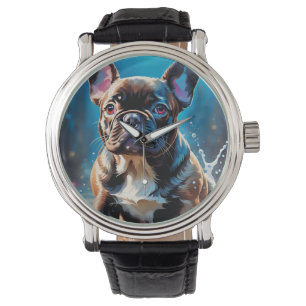 Reloj De Pulsera Cachorro de Bulldog francés