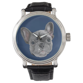 Reloj De Pulsera Cachorro de Bulldog francés