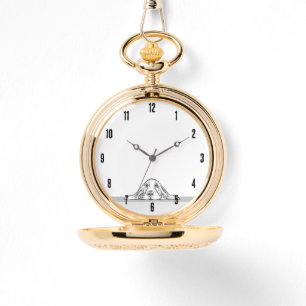 Reloj De Pulsera cachorro de ojos simples negro y blanco de basset