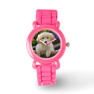 Reloj De Pulsera Cachorro de perro recuperador de Goldie encantador