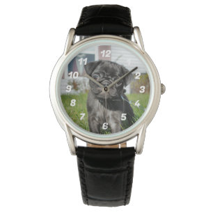 Reloj De Pulsera Cachorro negro