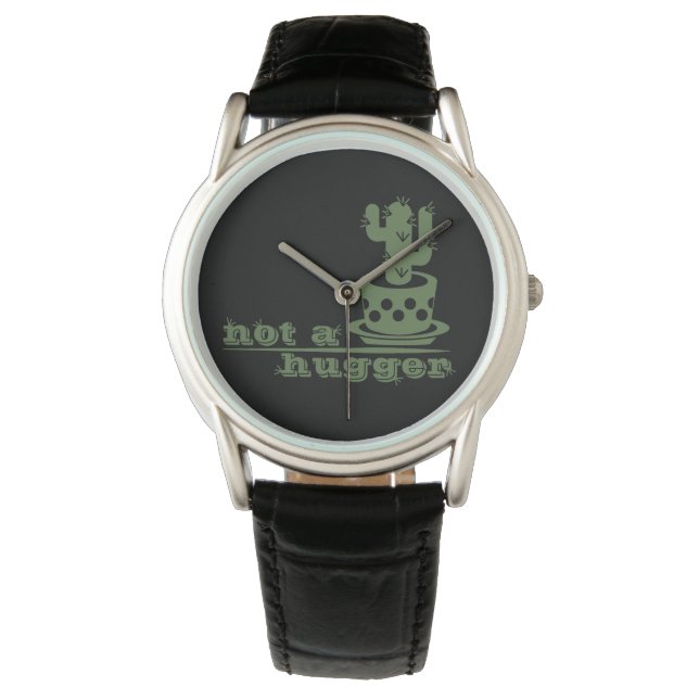 Reloj De Pulsera Cacti No es gracioso decir (Anverso)