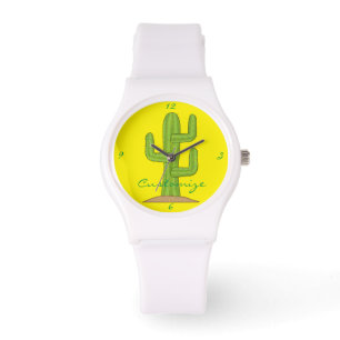 Reloj De Pulsera Cactus de Saguaro Thunder_Cove