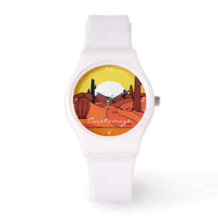 Reloj De Pulsera Cactus del desierto Thunder_Cove
