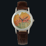 Reloj De Pulsera Cactus Naranja Blossoms<br><div class="desc">Cactus Naranja Blossoms Artist: Tim OToole</div>