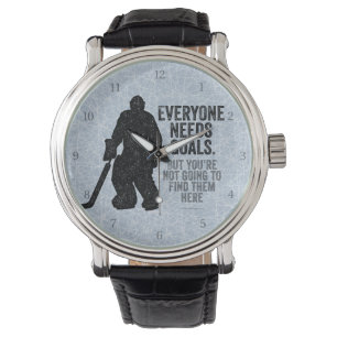 Reloj De Pulsera Cada uno necesita las metas (el hockey)