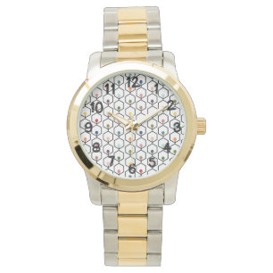 Reloj De Pulsera Cadenas de hexágonos