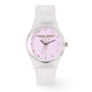 Reloj De Pulsera Caduceo del art déco