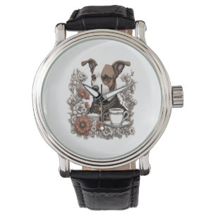 Reloj De Pulsera café anc de perro