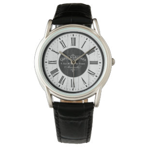 Reloj De Pulsera Café francés clásico retro