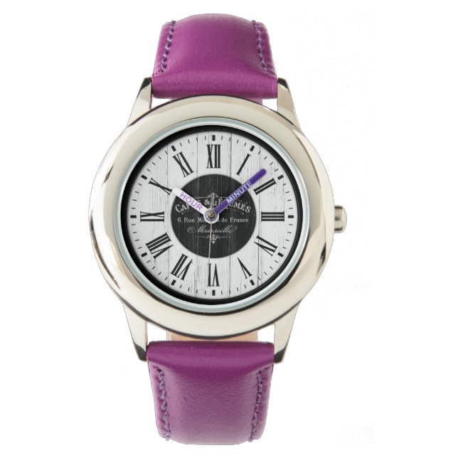 Reloj De Pulsera Café francés clásico retro (Anverso)