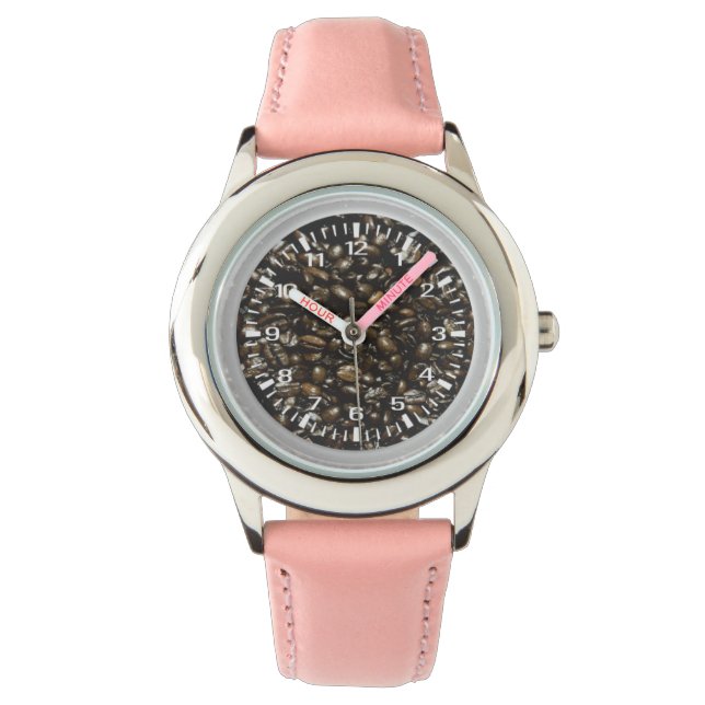 Reloj De Pulsera Café frijol (Anverso)