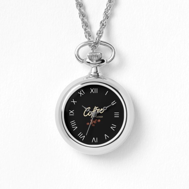 Reloj De Pulsera Café Por Favor Café Lover (Anverso)