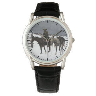 Reloj De Pulsera Caída del vaquero Frederic Remington 1895 Western