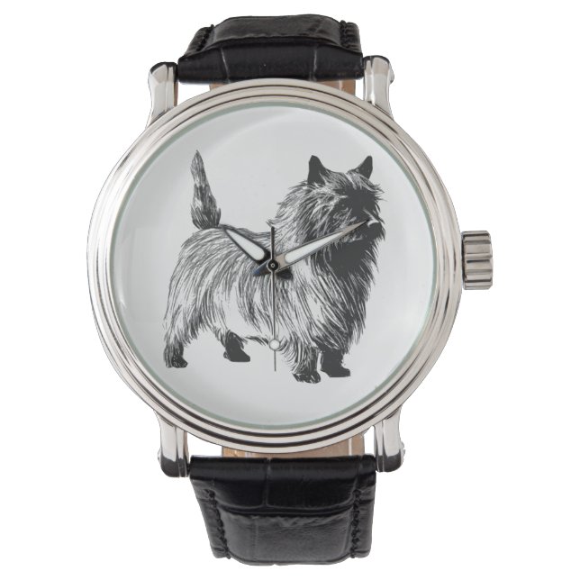 Reloj De Pulsera Cairn Terrier (Anverso)