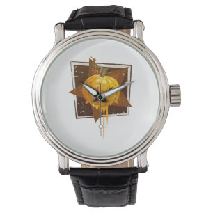 Reloj De Pulsera Calabaza de Halloween