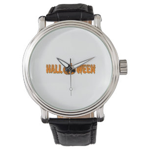 Reloj De Pulsera Calabaza de Halloween