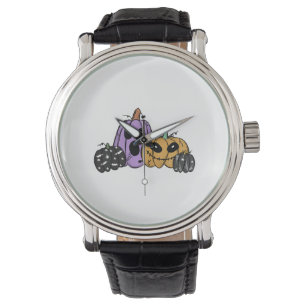 Reloj De Pulsera Calabaza de Halloween