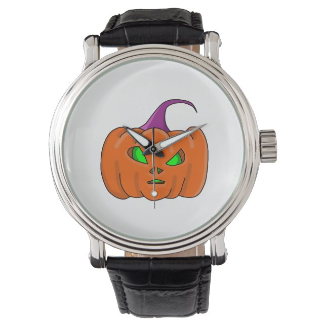 Reloj De Pulsera Calabaza para Alien Halloween (Anverso)