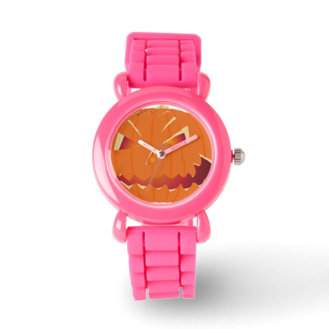Reloj De Pulsera Calabaza para Halloween 5 (Anverso)