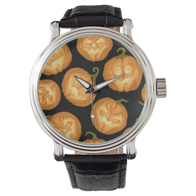 Reloj De Pulsera Calabazas de Halloween (Anverso)