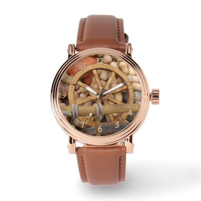 Reloj De Pulsera Calabazas otoñales (Anverso)