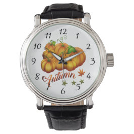 Reloj De Pulsera Calabazas otoñales