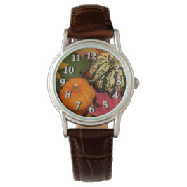 Reloj De Pulsera Calabazas y hojas