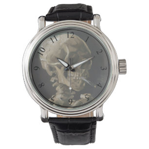 Reloj De Pulsera Calavera con arte Vicente van Gogh