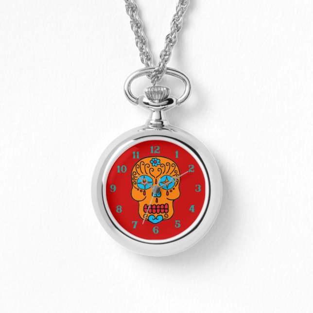 Reloj De Pulsera Calavera de Azúcar (Anverso)