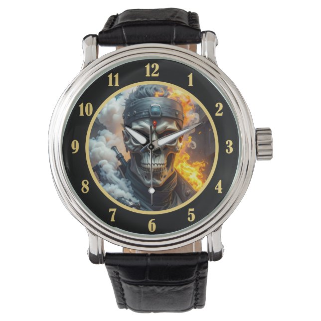 Reloj De Pulsera Calavera de la Muerte (Anverso)