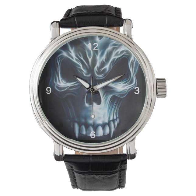 Reloj De Pulsera Calavera de vampiro (Anverso)